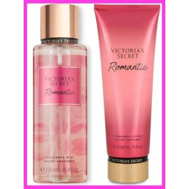 Imagem de Kit Victorias Secret Romantic Body Splash e Creme Hidratante  Original