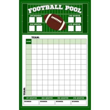 Imagem de Conjunto de jogos de tabuleiro de apostas de futebol Pool Box Squares 
