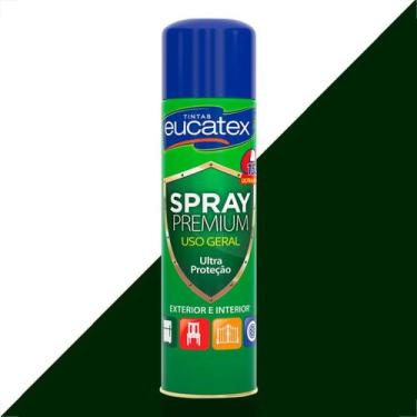 Imagem de Tinta spray premium multi uso eucatex verde escuro 400ml