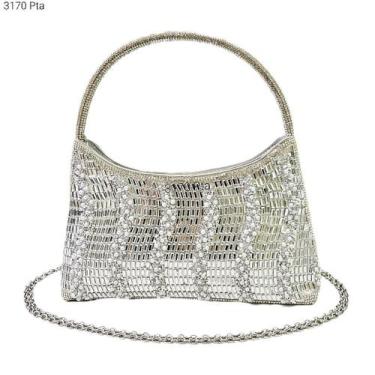 Imagem de Bolsa Festa Clutch Social com Brilho / Noite / Casamento / Balada Alça