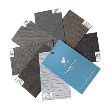 Imagem de SmartWings Amostra De Tecido Para Persianas Motorizadas Pátio Externo, Inteligentes À Prova D'Água Varanda, Compatível Com Matter Homekit Zigbee Alexa Zwave, 1% Abertura, 5% Abertura (7 Cores)