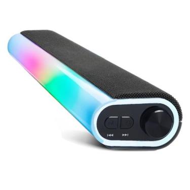 Imagem de Soundbar Home Theater Bluetooth Caixa De Som Usb P2 Led 14w - KNUP