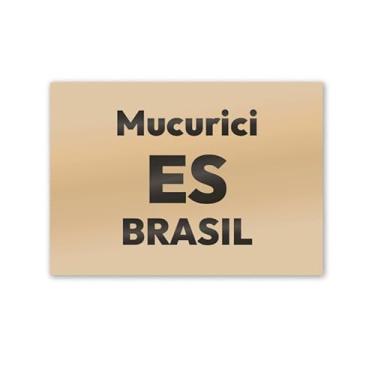 Imagem de Imã de Geladeira Mucurici Espírito Santo MDF 8cm x 5cm