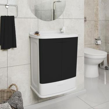 Imagem de Gabinete Suspenso Para Banheiro Astra GAB5 Com Lavatório