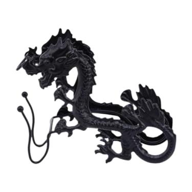 Imagem de AFXGUSD Suporte para Garrafas de Vinho em Formato de Dragão, Suporte de Ferro para Mesa, Decorativo para Mesa, Festa, Presentes, Preto