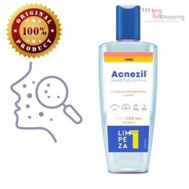 Imagem de Sabonete Líquido Facial Acnezil - Contra Cravos e Espinhas - Cimed