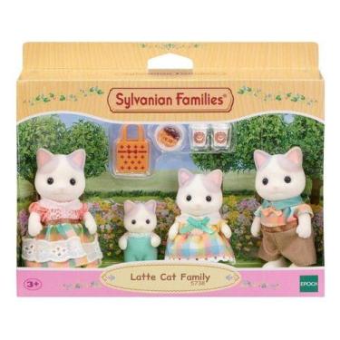Imagem de Sylvanian Families Familia Dos Gatos De Leite Epoch Magia