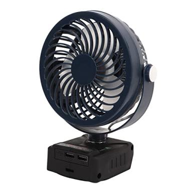 Imagem de Zhjvihx Ventilador Alimentado por Bateria, Design Portátil de Portátil, Com Bateria de íons de Lítio de 18V de 18V para Uso Industrial (Azul escuro)