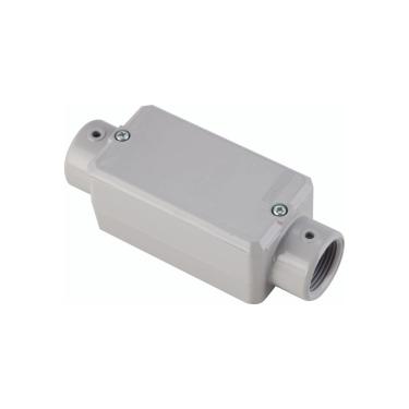 Imagem de Condulete Fixo 3/4 Tipo C Tramontina com Tampa com Rosca BSP e com Pintura Eletrostática