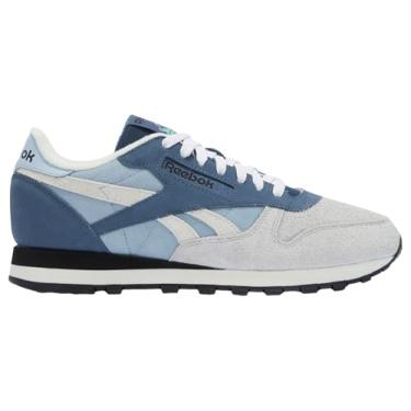 Imagem de Reebok Tênis de couro clássico unissex, Y2k Blue Shadow Grey 1, 45 EU