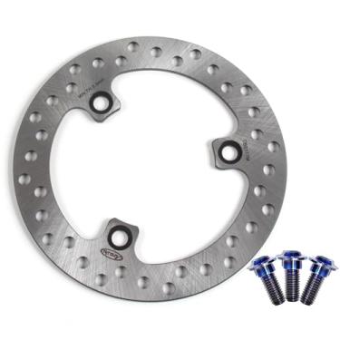 Imagem de Arashi Rotor de disco de freio traseiro com parafusos de montagem para Honda RS125R 1990-2022, RS125GP 1998-2008, RS250R 1990-1992, NSF250R 2012-2022, acessórios de substituição de motocicleta