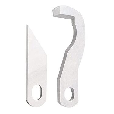 Imagem de Zerodis 2 Unidades de Máquina de Costura Lâmina Artesanato Coleção Costura Bordado Máquinas de e Acessórios e Acessórios Conjunto de Faca Superior Inferior para Overlocker Doméstico