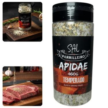 Imagem de Sal Parrilla Temperado 460g Alho Ervas Finas Churrasco - Apidae
