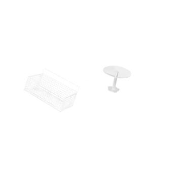 Imagem de Fenteer Móveis para Casa de Bonecas em Miniatura, Mesa Lateral, Decoração de para Jardim de Brinquedo, Mesa Lateral para Casa de Bonecas