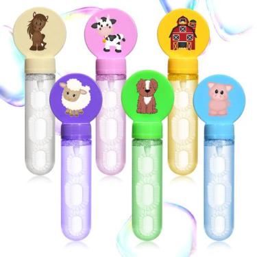 Imagem de Varinhas de bolhas de animais de fazenda, Pequim, 24 unidades para cri