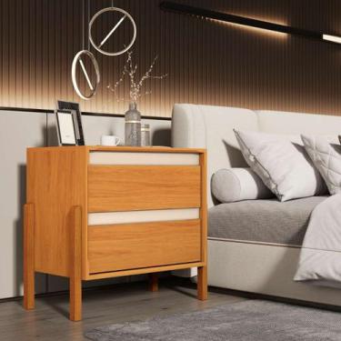 Imagem de Mesa De Cabeceira Lateral Quarto Sala Retangular Sofisticada 100 MDF -