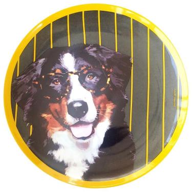 Imagem de Prato De Porcelana Cachorro Bernese Joseph - 24 Cm