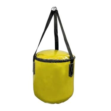 Imagem de Zxpjkyu Saco de Boxe/saco de Pancada Suspenso, Equipamento de Treinamento Esportivo em PU para Taekwondo, Muay Thai, Adultos E Crianças, Amarelo