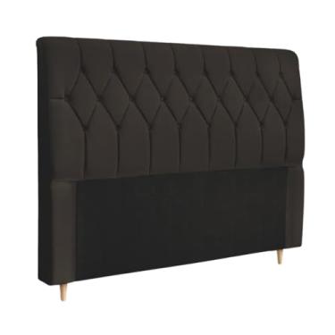 Imagem de Cabeceira + Recamier Istambul Marrom 1,40cm Dobuê Movelaria