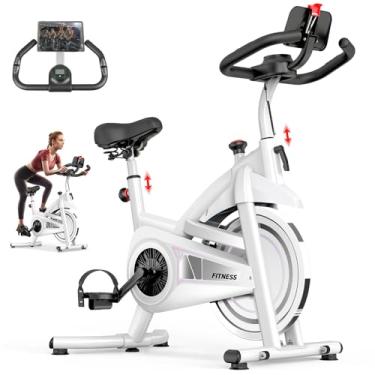 Imagem de Branco, Bicicleta Ergometrica, Volante de 8Kg, Bike Ergometrica, Bicicleta Ergometrica Profissional, Bicicletas Ergométricas, Bicicleta Ergométrica, Bicicleta Academia