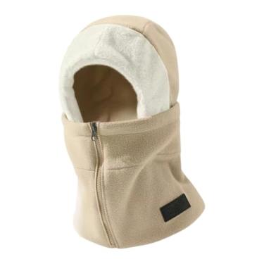 Imagem de Zxpjkyu Balaclava de Inverno, Cachecol/gola para Esqui, Mantém O Rosto Aquecido, Cobertura Térmica Macia para Snowboard, Esqui E Patinação, Cáqui Escuro