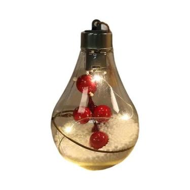 Imagem de Lâmpada LED Transparente de Natal - Luz Decorativa para Festa, Casamen
