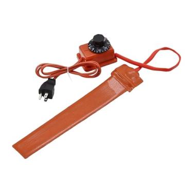 Imagem de Yunhgft Placa de Aquecimento Elétrica de Borracha com Controlador Manual, Manta de Aquecimento de Silicone para Manutenção de Guitarras com Curvatura Lateral, 46 Cm X 5.8 Cm