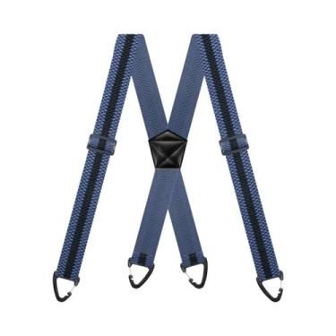 Imagem de Suspensórios Masculinos Reforçados Ajustáveis Com Elástico 4,0 Cm De L