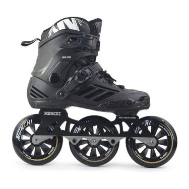 Imagem de Patins 3 Rodas Inline Roller Munchi Base Híbrida 110mm Abec7, 35/36
