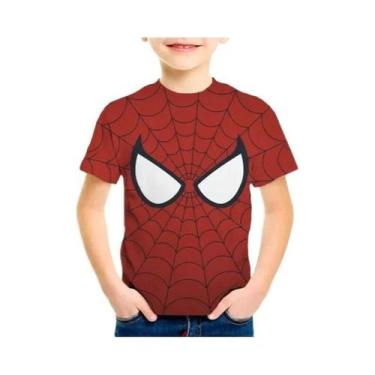 Imagem de Camisetas Infantis De Verão Marvel Spiderman, Camisetas De Manga Curta