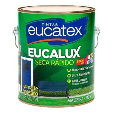 Imagem de Esmalte Sintético Premium 3,6 L Preto Fosco - Eucatex