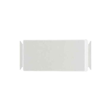 Imagem de Interruptor Simples 21665 com Design Moderno e Minimalista Branco Tram