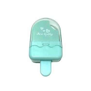 Imagem de Borracha Fofa Colorida Picolé Ice Lolly, VERDE