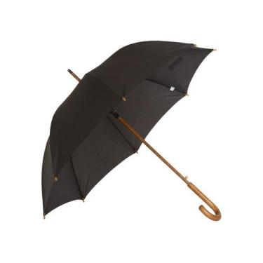 Imagem de Guarda Chuva Voyagem Bengala Cabo Madeira Resistente Tamanho Família G