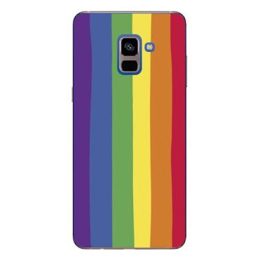 Imagem de Capa Case Capinha Samsung Galaxy A8 Plus Arco Iris - Showcase