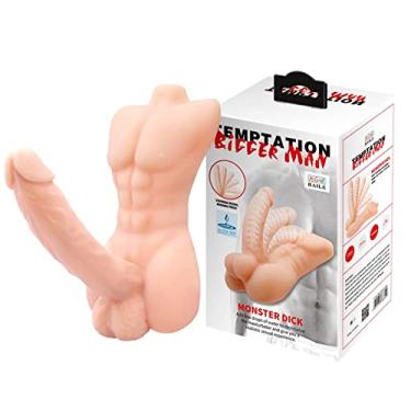 Imagem de Masturbador Com Dildo Realista Meio Corpo Monster Dick