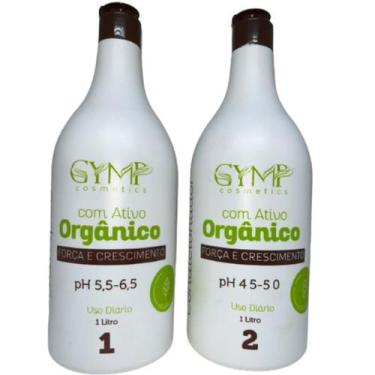 Imagem de Shampoo E Condicionador Organico E Vegano Fortificante 2L - Gymp Cosme