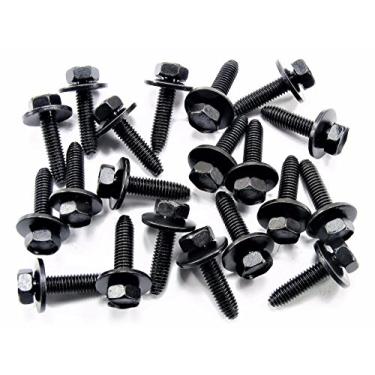 Imagem de Retro-Motive Parafusos de Corpo - M6-1,0 mm x 25 mm de Comprimento - 10 mm Hex- Arruela de 17 mm - Qtd.20- #1894-20