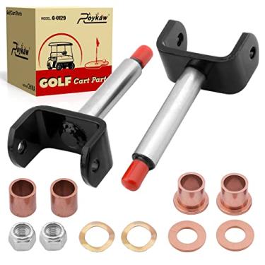 Imagem de Roykaw Kit de reparo Kingpin de carrinho de golfe para carros de clube DS 1981 até modelos a gás/elétricos, substitui OEM # 1016386/1010150/1016389/8067/7048 - um conjunto para todo o carrinho