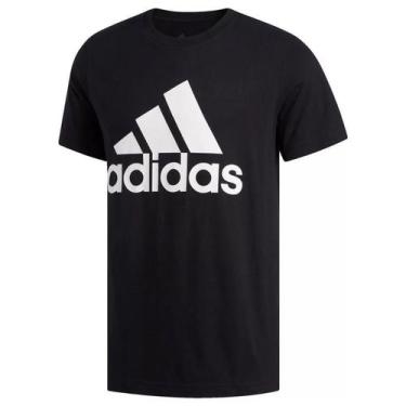 Imagem de Camiseta Adidas Basic Badge Of Sport Masculino - Preto E Branco