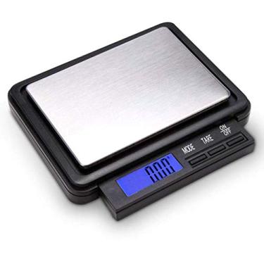Imagem de Balança de cozinha digital com tela retrátil, balança de cozinha eletrônica de 2kg / 0,1g, balança de cozinha lcd