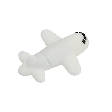 Imagem de Pen Drive USB 2.0 de 128 GB, modelo de avião branco, pendrive, pendrive, pendrive, pendrive, para armazenamento de dados