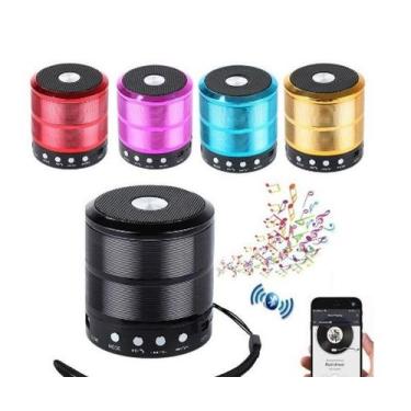 Imagem de Mini Caixa De Som Bluetooth Fm Micro Sd USB Auxiliar Top - Altomex, Ro