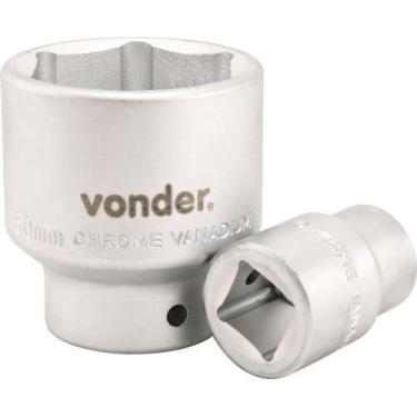 Imagem de Soquete sextavado enc 3/4" 19mm curto vanád. Vonder