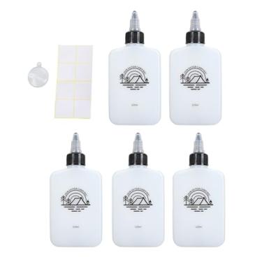Imagem de 5pcs Pequeno Dispensador de óleo 120ml à Prova de Vazamento Portátil Garrafa de óleo Compacta Com Tampa para Vinagre Molho de Soja para Acampamento