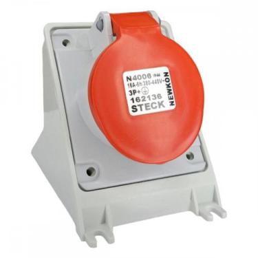 Imagem de Tomada Industrial Sobrepor Newkon Steck 3 Polos+Terra 380V. 16A. - N40