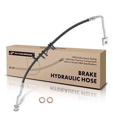 Imagem de A-Premium Mangueira hidráulica de freio de passageiro traseiro compatível com modelos selecionados Chevy, GMC e Isuzu - C6500 C7500 Kodiak C6500 C7500 Topkick 2003-2005, T7500 2004-2005, FTR FVR