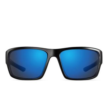 Imagem de Enchroma Óculos para daltonismo – Modoc – Óculos de correção e aprimoramento de cores para uso externo para daltonismo Deutan e Protan, Ardósia preta, Large