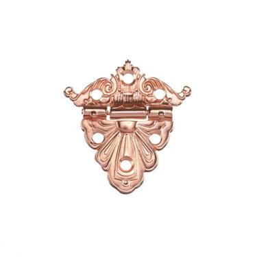 Imagem de Dobradiça Hera 4,8 CM Decoração Caixas Mdf Artesanato 4 Peças - Metall