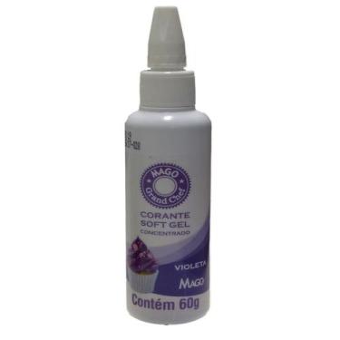 Imagem de Corante SoftGel Violeta 60g Mago